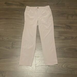 Banana Republic Light Air Stretch Khaki Straight Leg Pants, Size Small